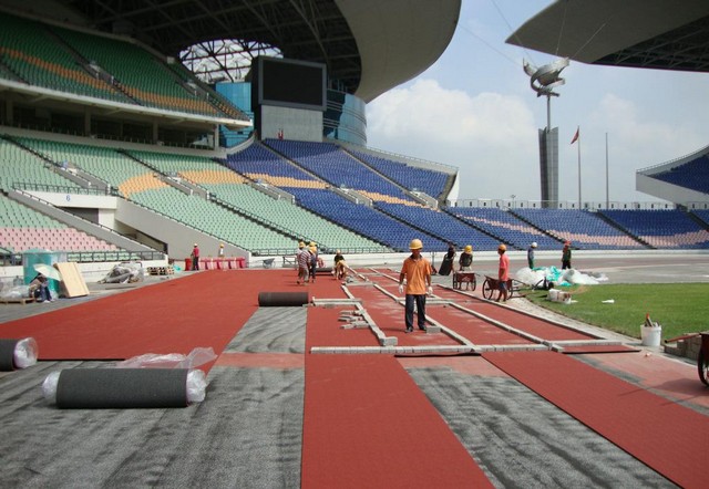 塑膠跑道建設施工后多久可以投入使用呢?