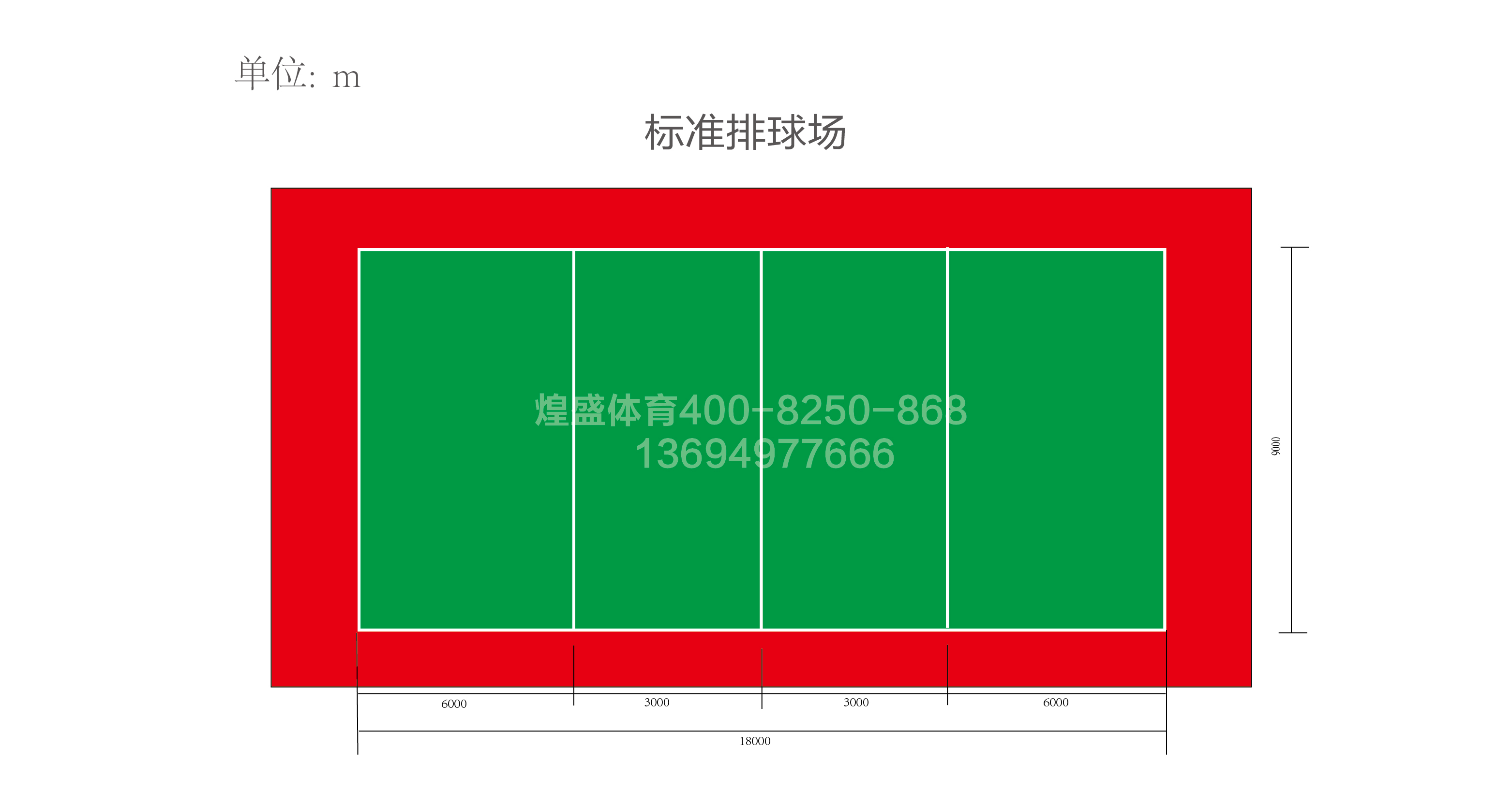 各類塑膠球場尺寸