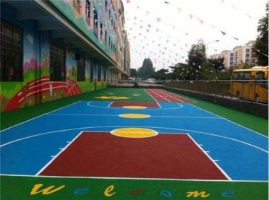 平陽(yáng)幼兒園塑膠跑道