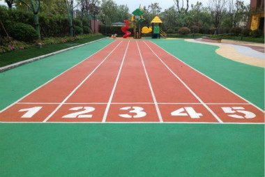 湖州幼兒園塑膠跑道