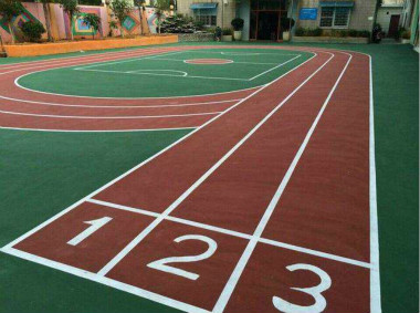 嵊州幼兒園塑膠跑道