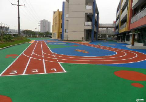 東陽幼兒園塑膠跑道