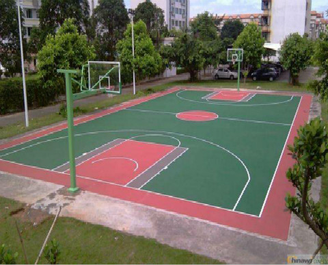 滄浪丙烯酸籃球場